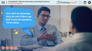 TrainingBriefs® Effective <mark>Interviewing</mark>: Controlling the Interview