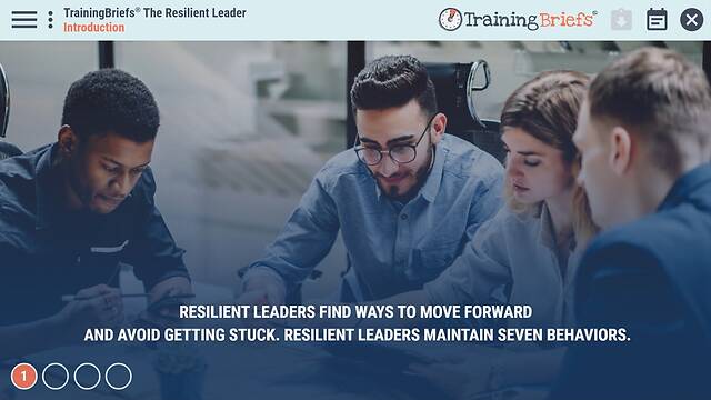 TrainingBriefs® The Resilient Leader