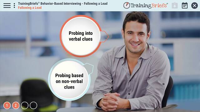 TrainingBriefs® Behavior-Based Interviewing – Following a Lead