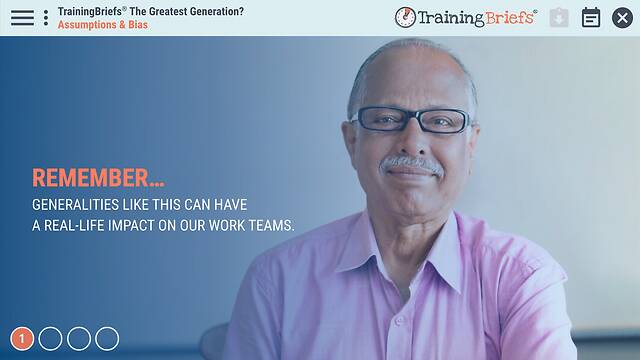TrainingBriefs® The Greatest Generation?