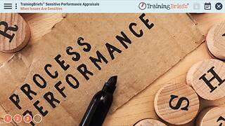 TrainingBriefs® Sensitive Performance Appraisals