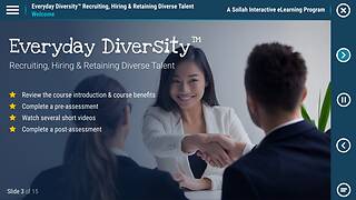 Everyday Diversity™ Recruiting, <mark>Hiring</mark> & Retaining Diverse Talent (eLearning)