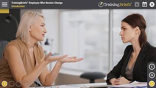 TrainingBriefs®  Employee Who Resists <mark>Change</mark>