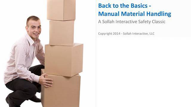Back to Basics: Manual Material Handling™