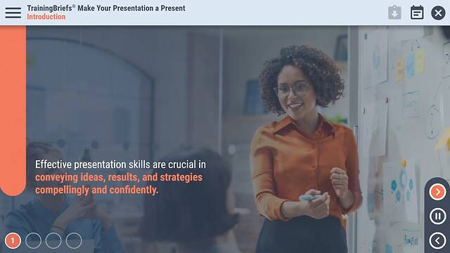 TrainingBriefs® Make Your Presentation a Present