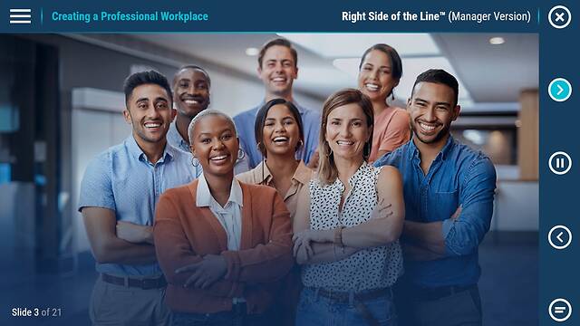 Right Side of the Line: Creating a Respectful & Harassment-Free Workplace™ (Standard - Manager)