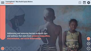 TrainingBriefs® Why Health Equity Matters