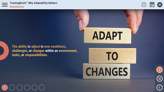 TrainingBriefs® Why Adaptability Matters