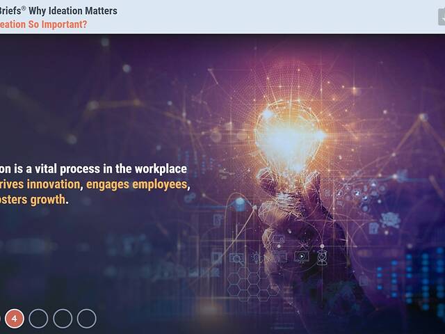 Training Briefs® Why Ideation Matters