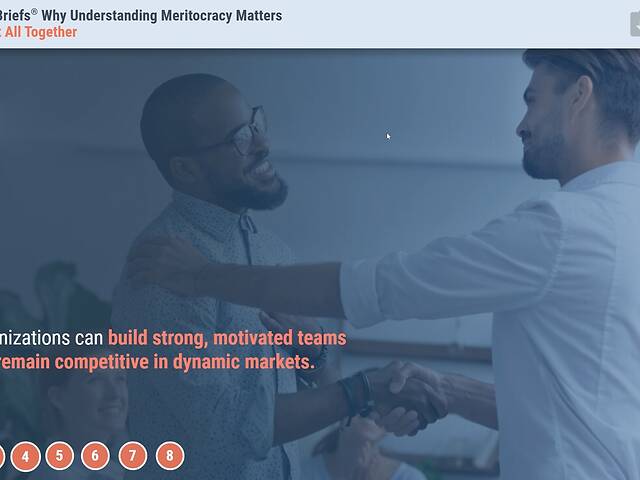 TrainingBriefs® Why Understanding Meritocracy Matters