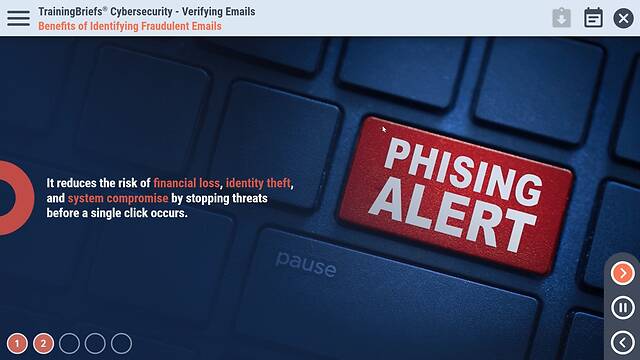 TrainingBriefs® Cybersecurity - Verifying Emails