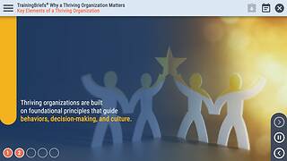 TrainingBriefs® Why a Thriving Organization Matters