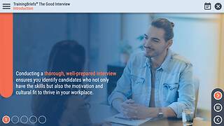 TrainingBriefs® The Good Interview
