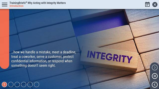 TrainingBriefs® Why Acting with Integrity Matters