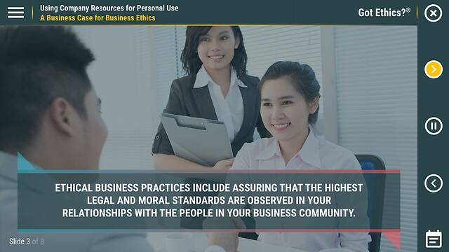 Got Ethics?® Using Company Resources for Personal Use