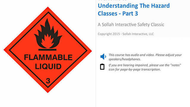 Understanding The Hazard Classes™ - Part 3