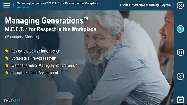 Managing Generations: M.E.E.T. for Respect in the Workplace™
