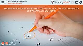 TrainingBriefs® Working the Plan