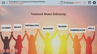 TrainingBriefs® Consequences of Exclusive Behavior