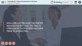 TrainingBriefs® Cultural Considerations in Business