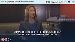TrainingBriefs® The ADA - Maintaining <mark>Compliance</mark>